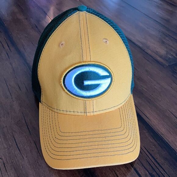 NEW New Era Green Bay Packers Men’s Logo Mesh Hat I Official 39THIRTY Flex L/XL - Picture 1 of 8